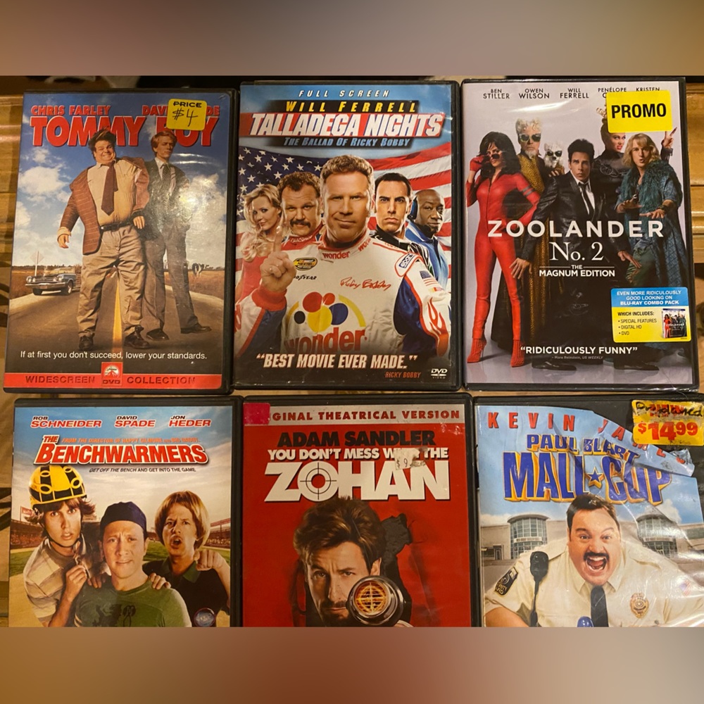 TELL me YOUR PRICE? 6DVDS all comedy